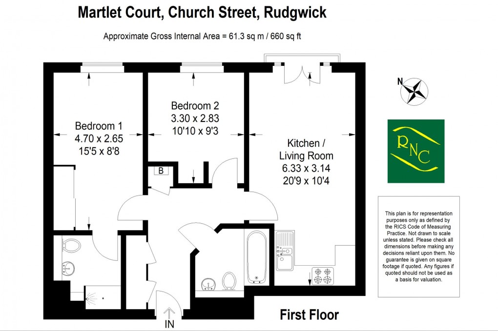 Floorplan for Church Street, Rudgwick, RH12