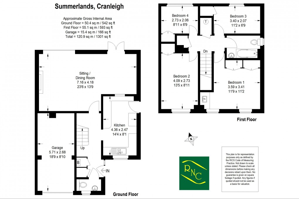 Floorplan for Summerlands, Cranleigh