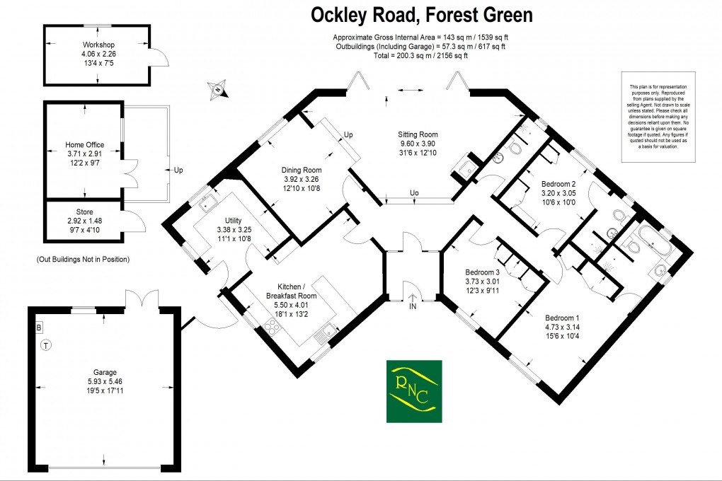 Floorplan for Ockley Road, Forest Green