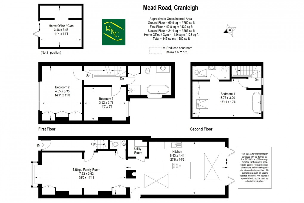 Floorplan for Mead Road, Cranleigh