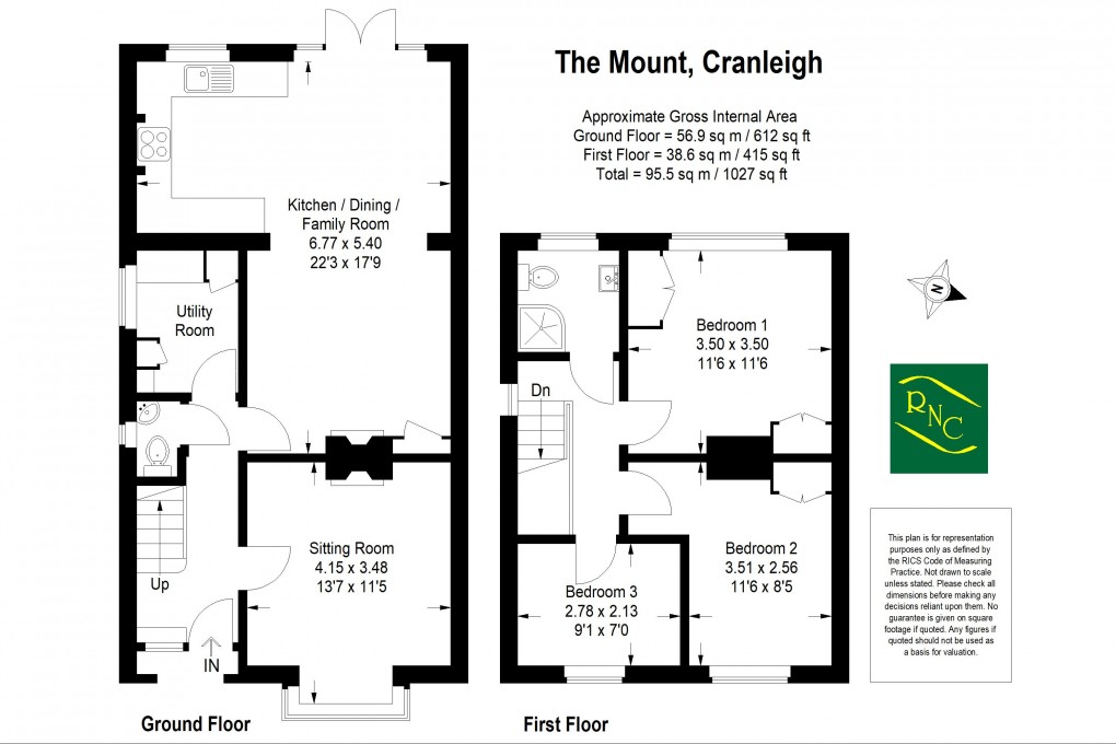 Floorplan for The Mount, Cranleigh