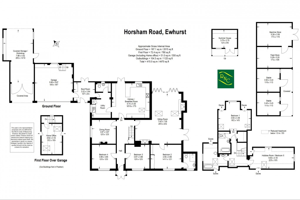 Floorplan for Ewhurst, Surrey