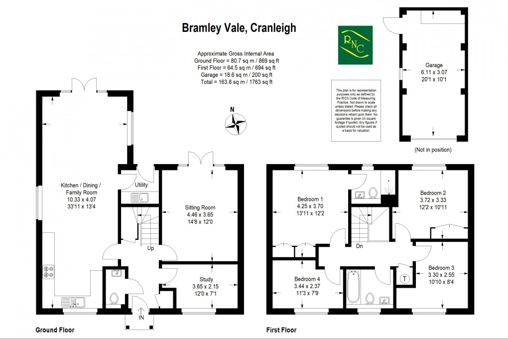 Floorplan for Bramley Vale, Cranleigh