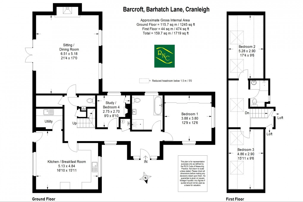 Floorplan for Barhatch Road, Cranleigh