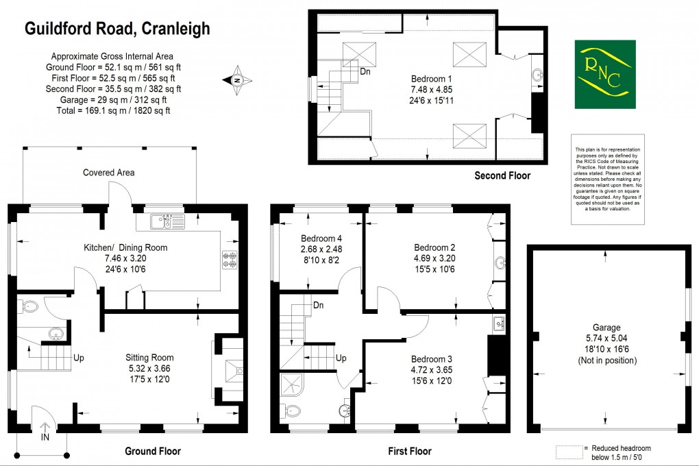 Floorplan for Guildford Road, Cranleigh