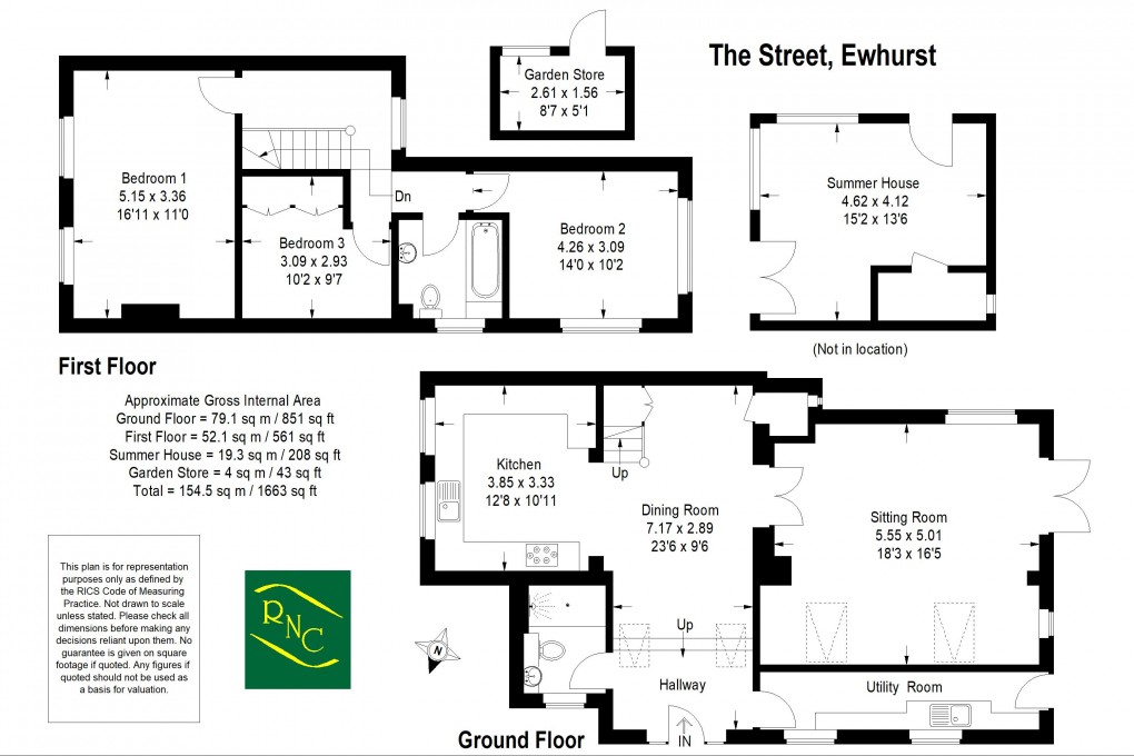 Floorplan for The Street, Ewhurst