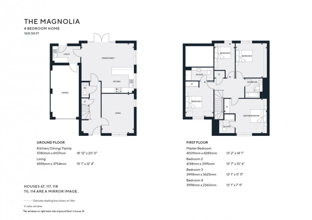 Floorplan for The Magnolia at Amber Waterside, Alfold Road, Cranleigh