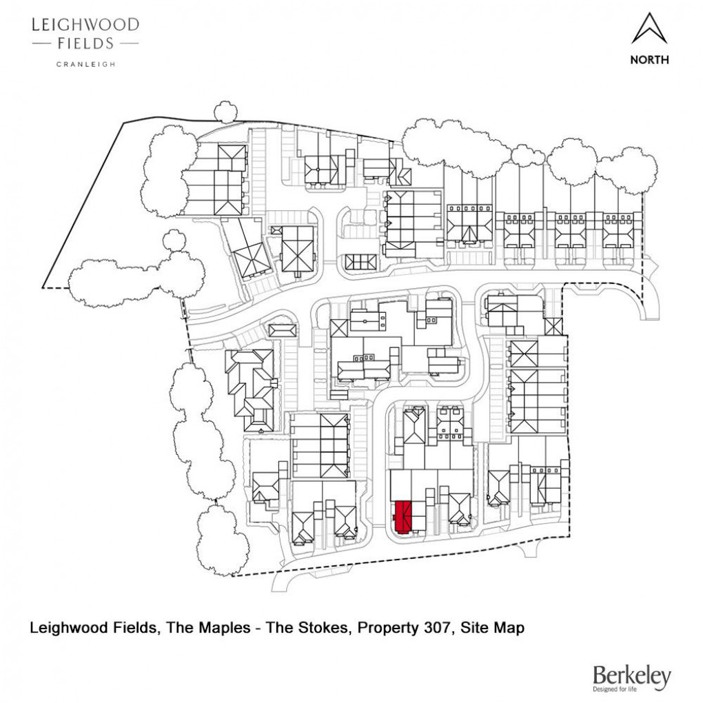 Floorplan for The Stokes, Leighwood Fields, Cranleigh