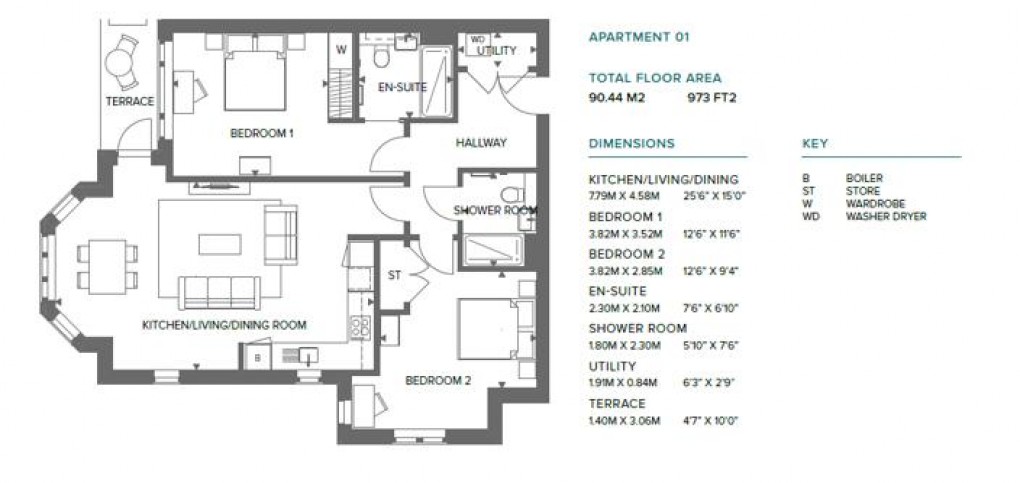 Floorplan for Horsham Road, Cranleigh