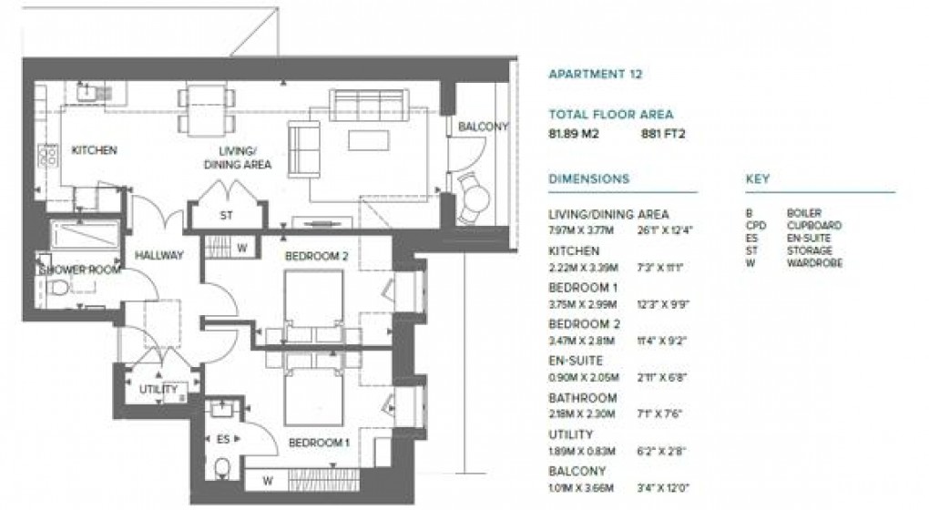 Floorplan for Coves House, Horsham Road, Cranleigh