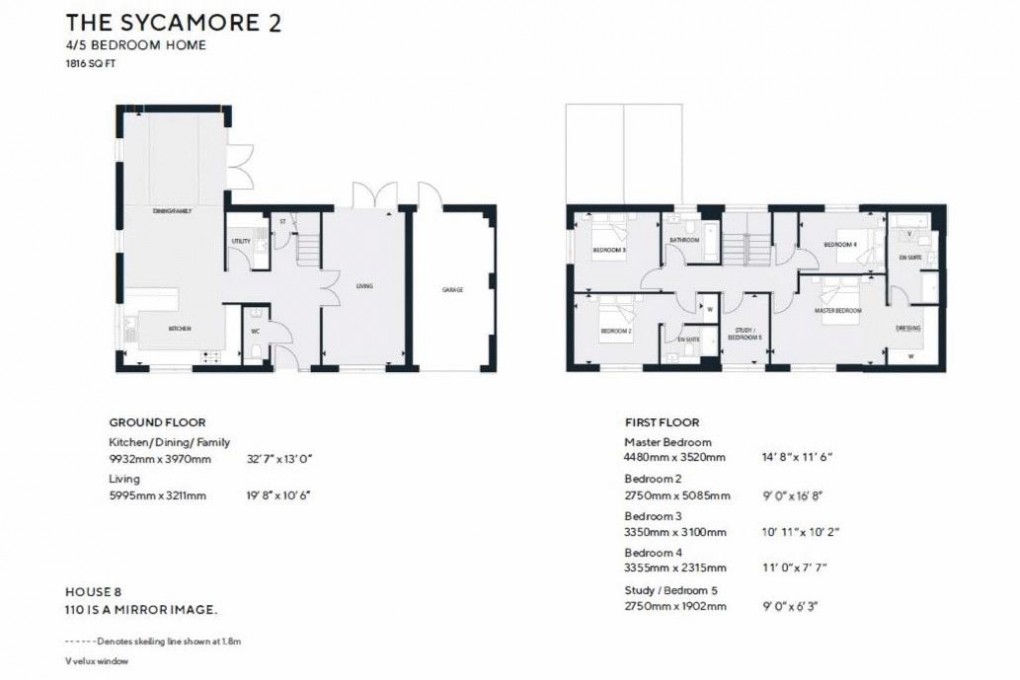 Floorplan for Exbury Crescent, Cranleigh