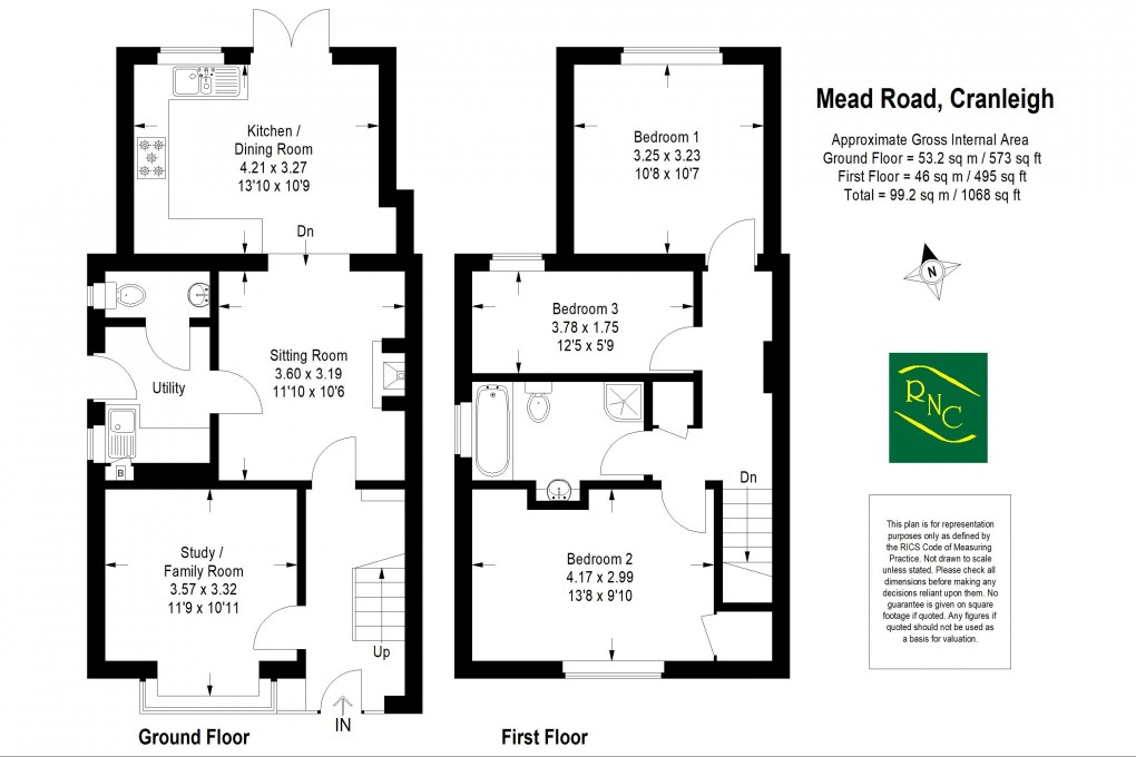 Floorplan for Mead Road, Cranleigh