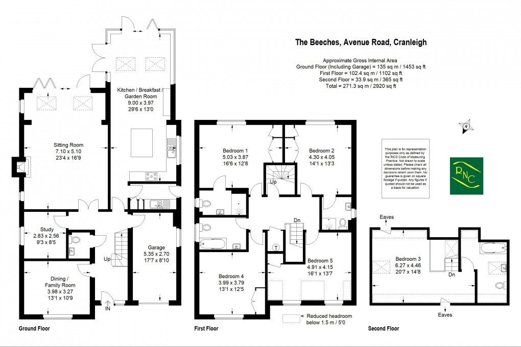 Floorplan for Avenue Road, Cranleigh