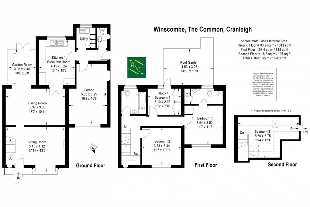 Floorplan for The Common, Cranleigh