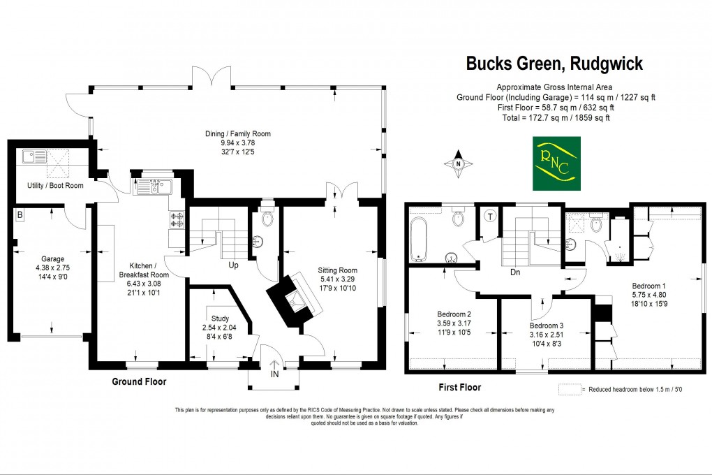 Floorplan for Bucks Green, Rudgwick