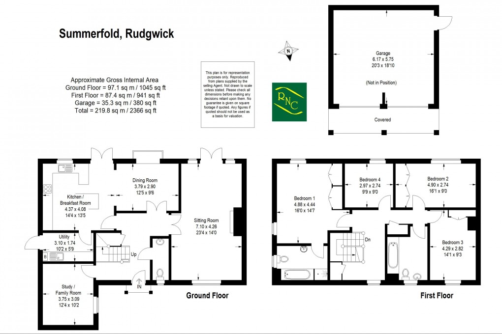 Floorplan for Summerfold, Rudgwick