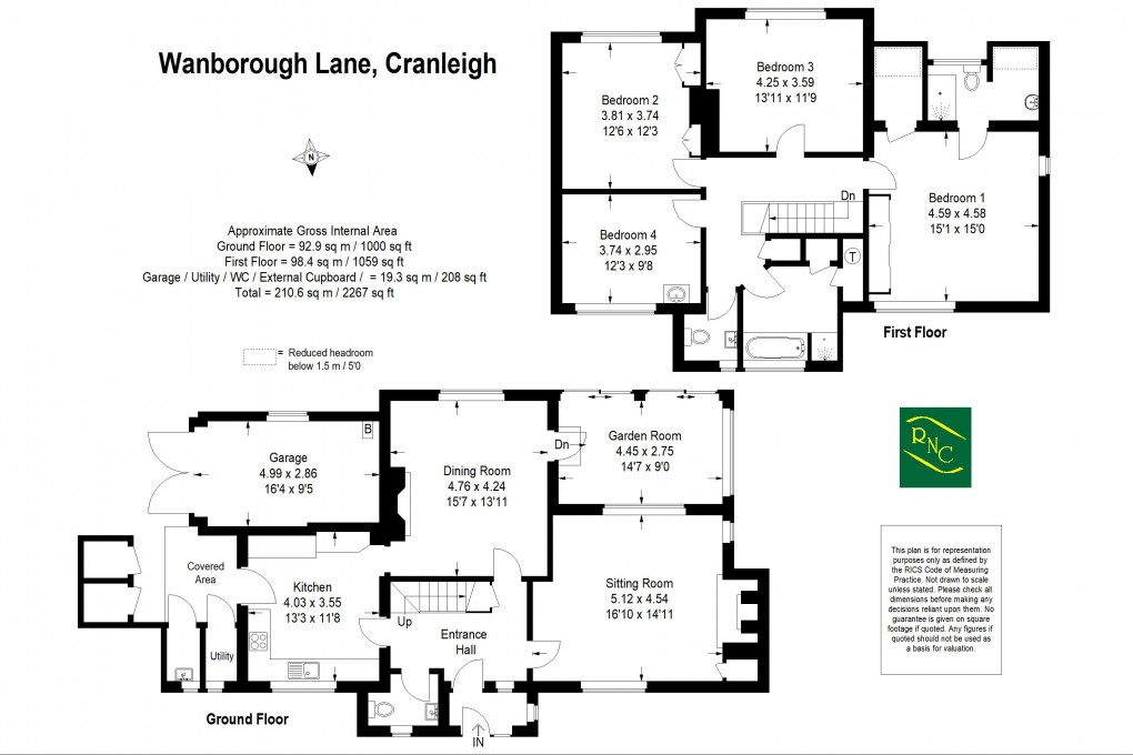 Floorplan for Wanborough Lane, Cranleigh