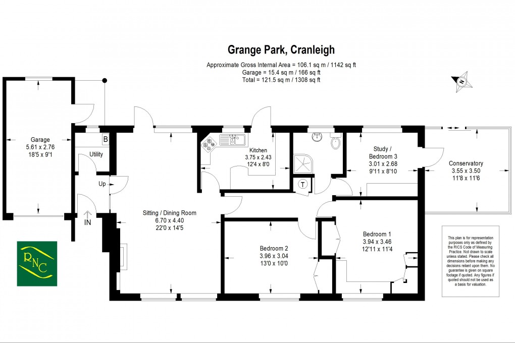 Floorplan for Grange Park, Cranleigh