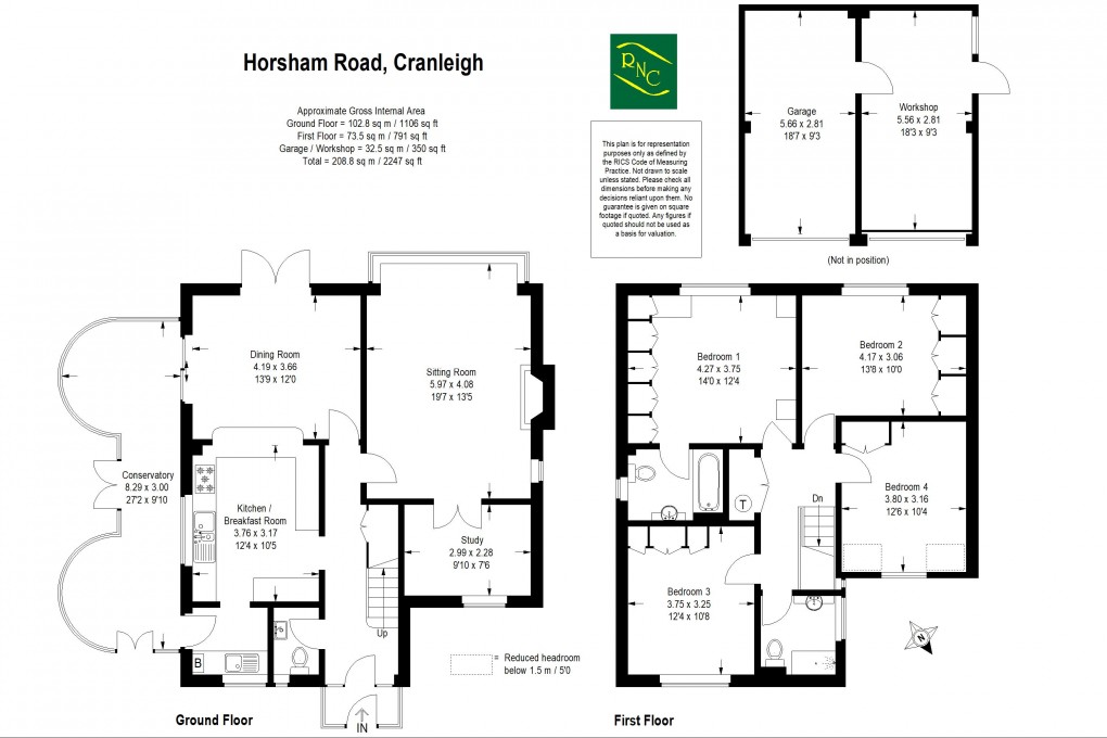 Floorplan for Horsham Road, Cranleigh