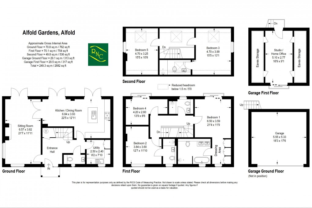 Floorplan for Alfold Gardens, Alfold