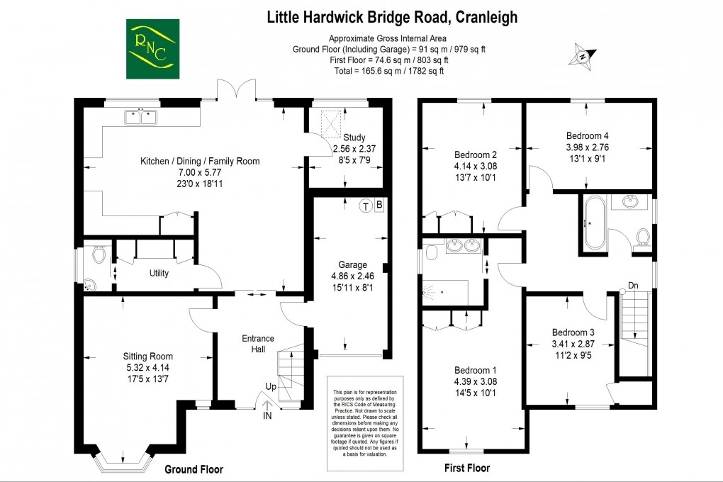 Floorplan for Bridge Road, Cranleigh