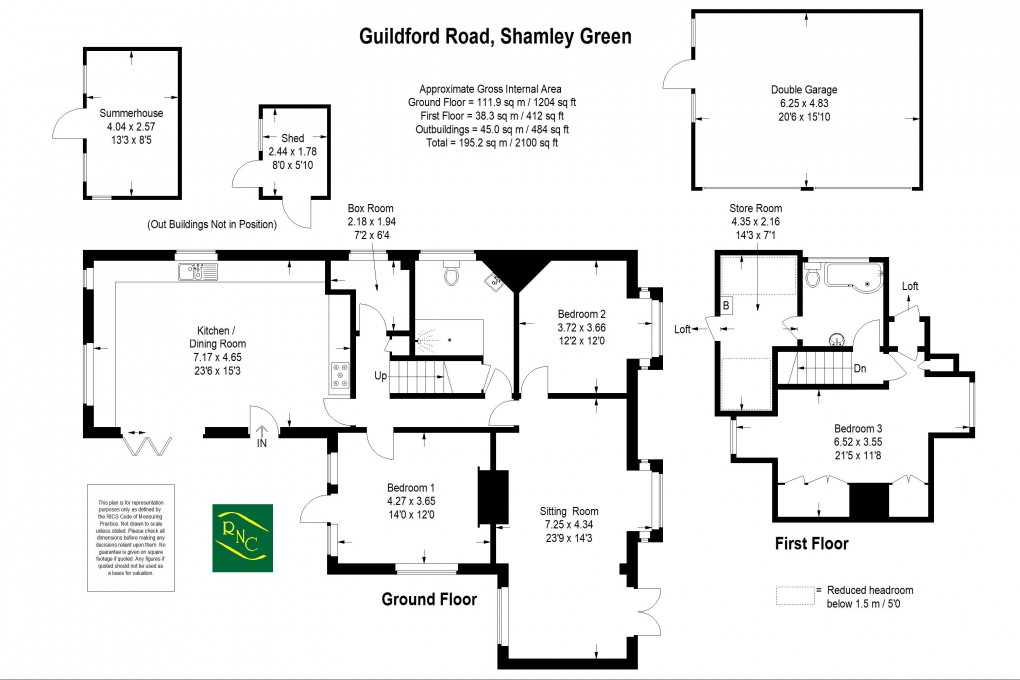 Floorplan for Guildford Road, Shamley Green