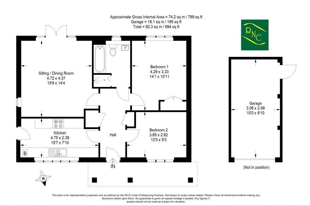 Floorplan for Spartan Place, Cranleigh