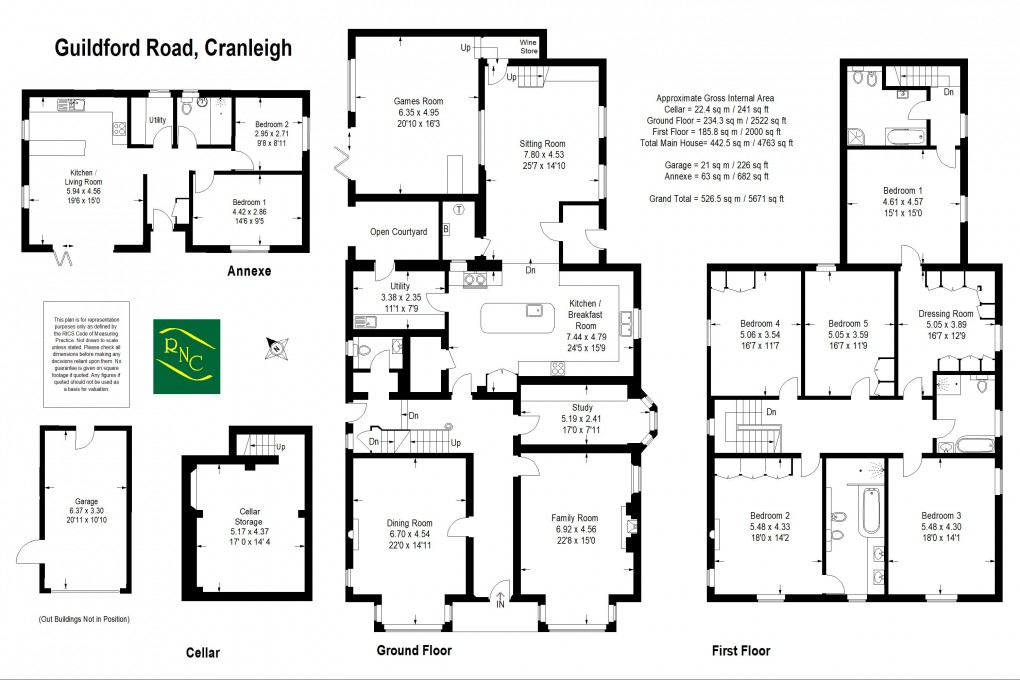 Floorplan for Guildford Road, Cranleigh