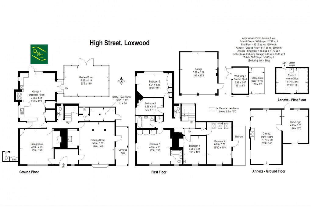 Floorplan for High Street, Loxwood. RH14