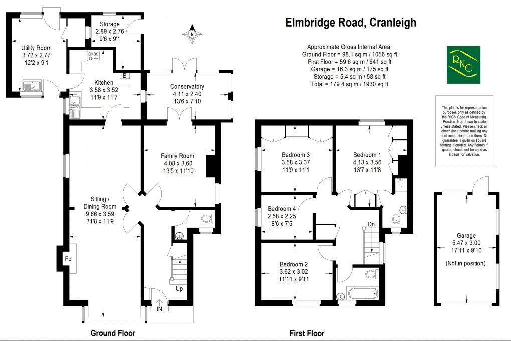 Floorplan for Elmbridge Road, Cranleigh