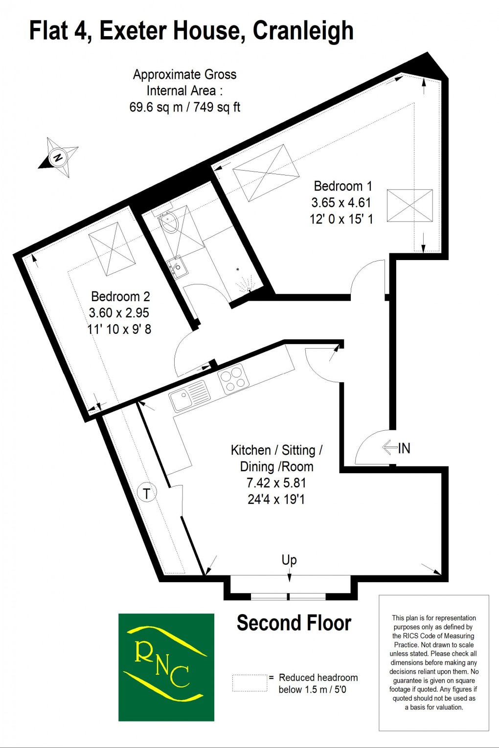 Floorplan for Tylers Court, Central Cranleigh