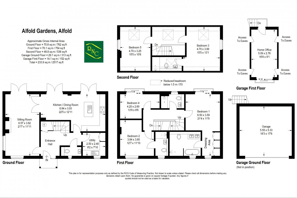 Floorplan for Alfold Gardens, Alfold