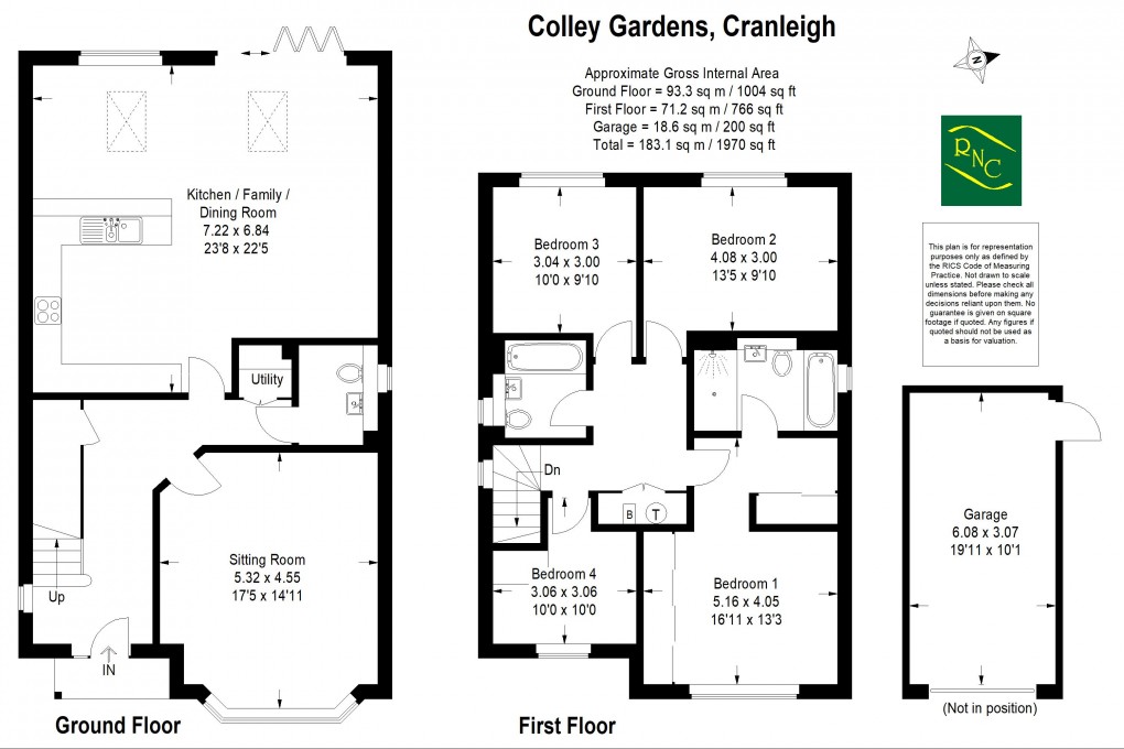 Floorplan for Colley Gardens, Cranleigh