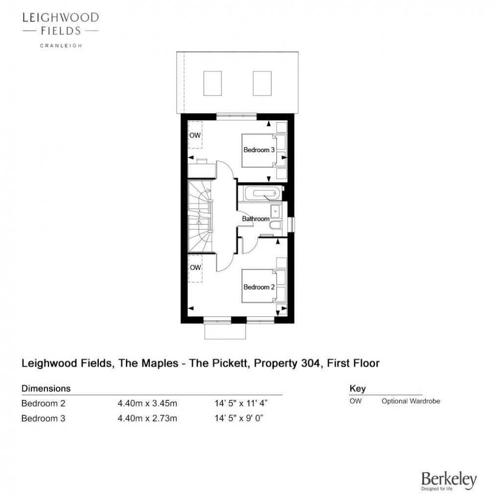 Floorplan for The Pickett, Leighwood Fields, Cranleigh