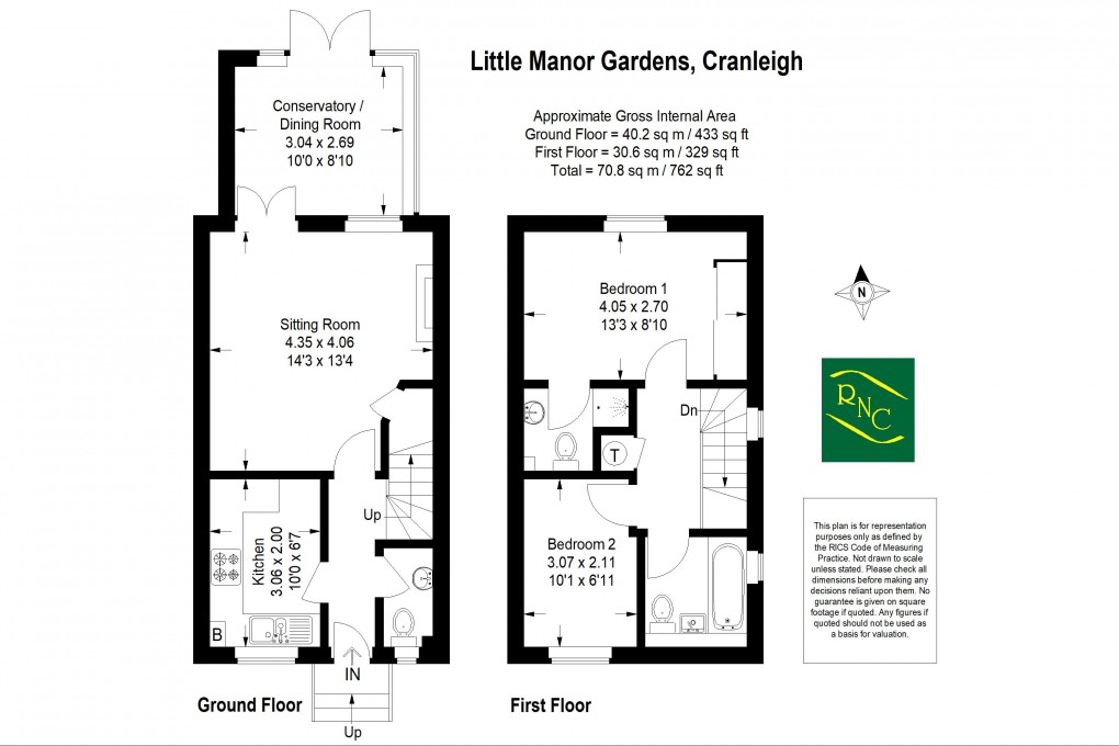 Floorplan for Little Manor Gardens, Cranleigh