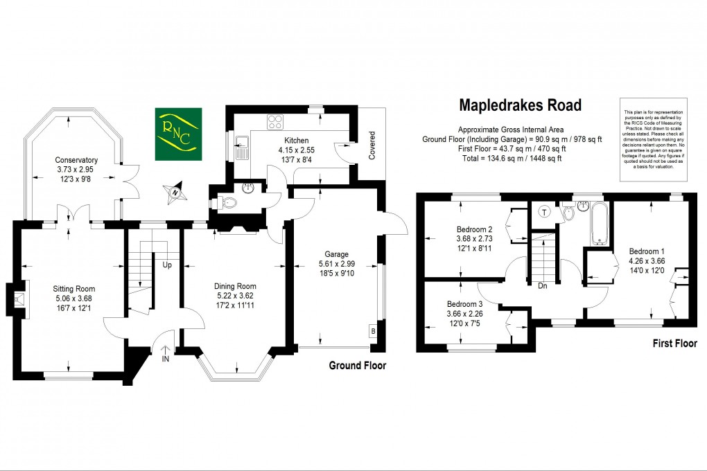 Floorplan for Mapledrakes Road, Ewhurst