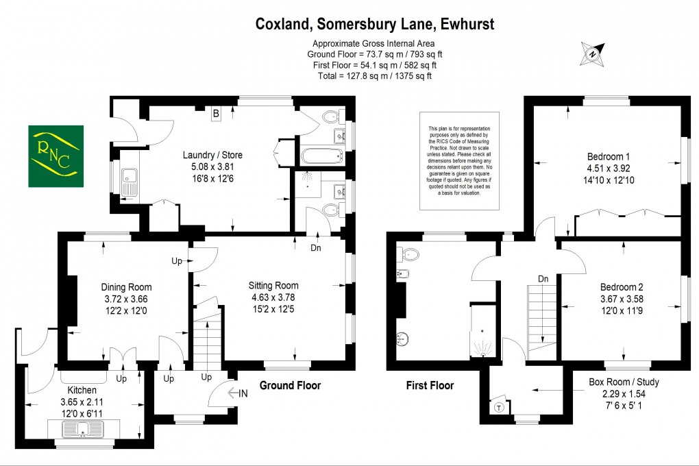 Floorplan for Somersbury Lane, Ewhurst