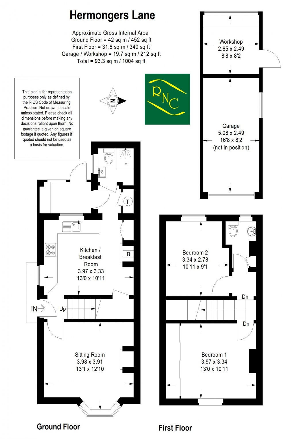 Floorplan for Hermongers Lane, Rudgwick