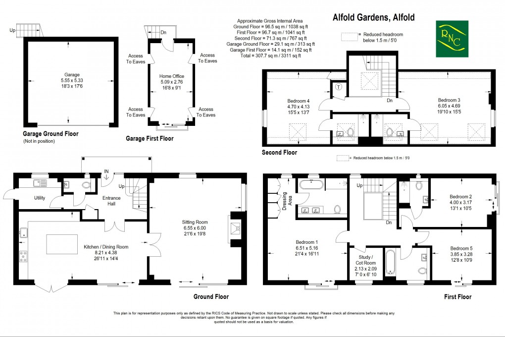 Floorplan for Alfold Gardens, Alfold, Cranleigh