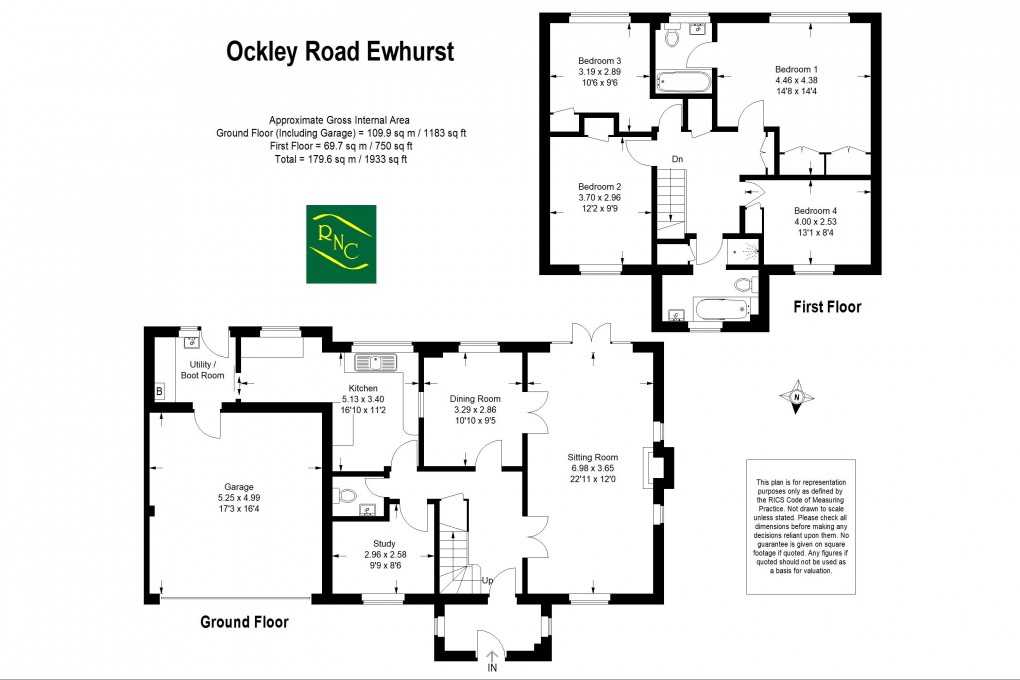 Floorplan for Ockley Road, Cranleigh