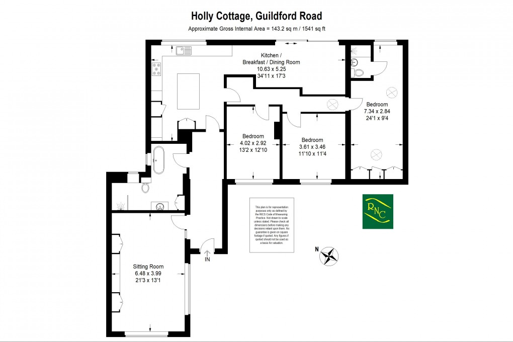 Floorplan for Guildford Road, Cranleigh