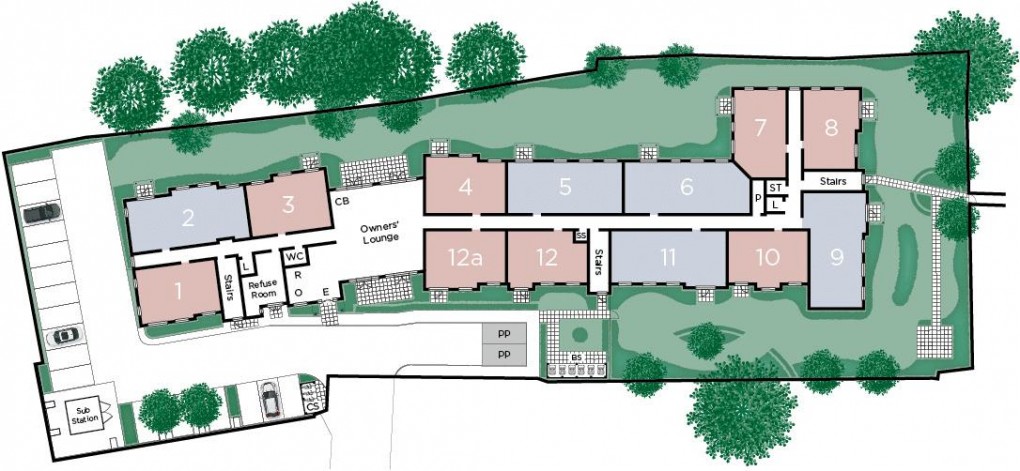 Floorplan for Manns Lodge, Central Cranleigh