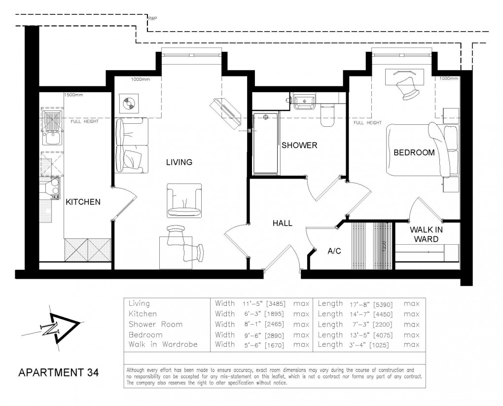 Floorplan for Manns Lodge, Central Cranleigh