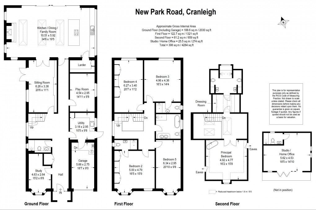 Floorplan for New Park Road, Cranleigh