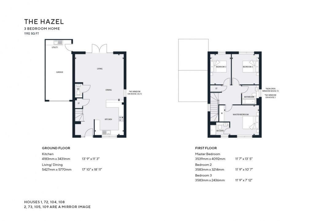 Floorplan for Exbury Crescent, Cranleigh