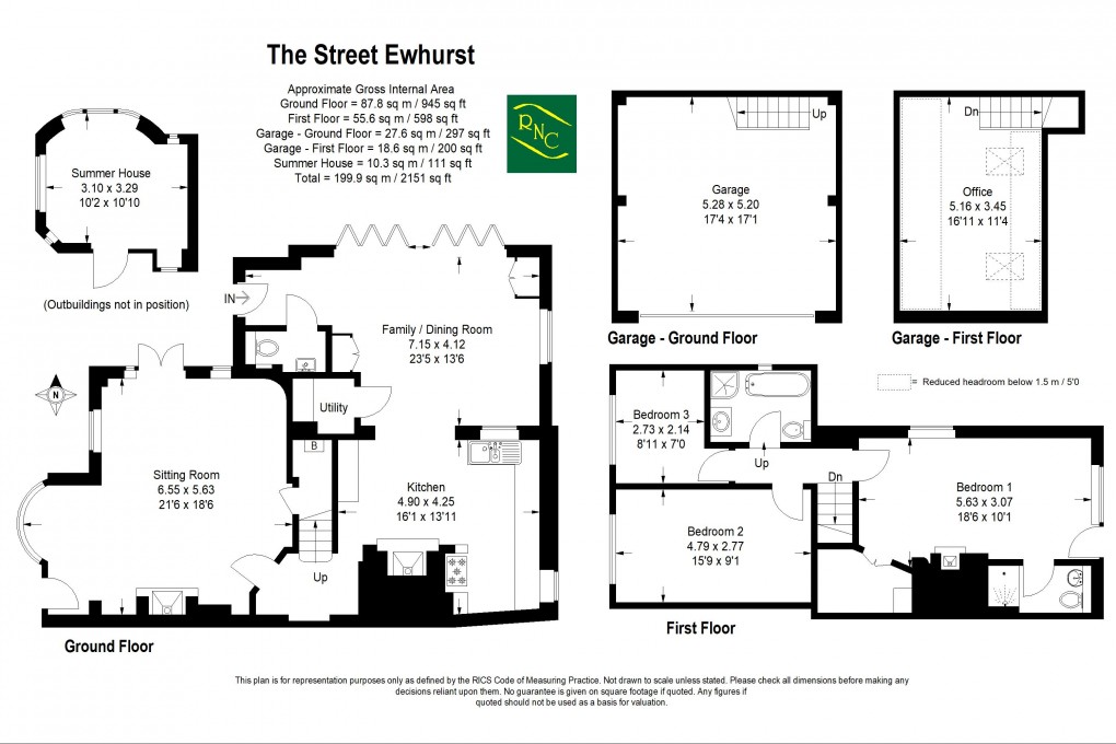 Floorplan for The Street, Ewhurst