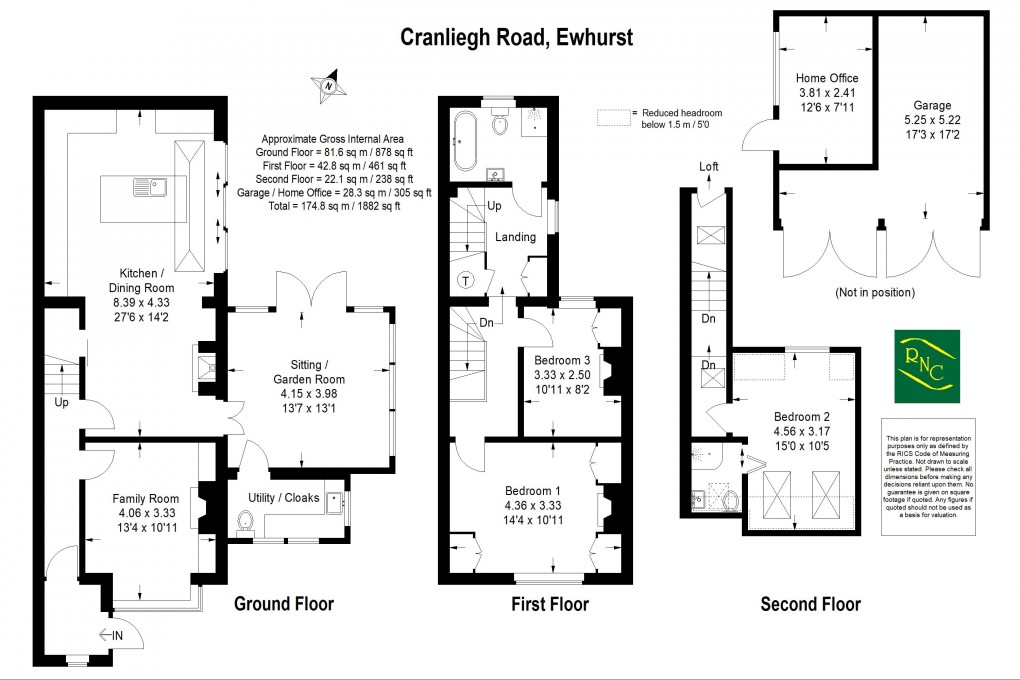 Floorplan for Cranleigh Road, Ewhurst