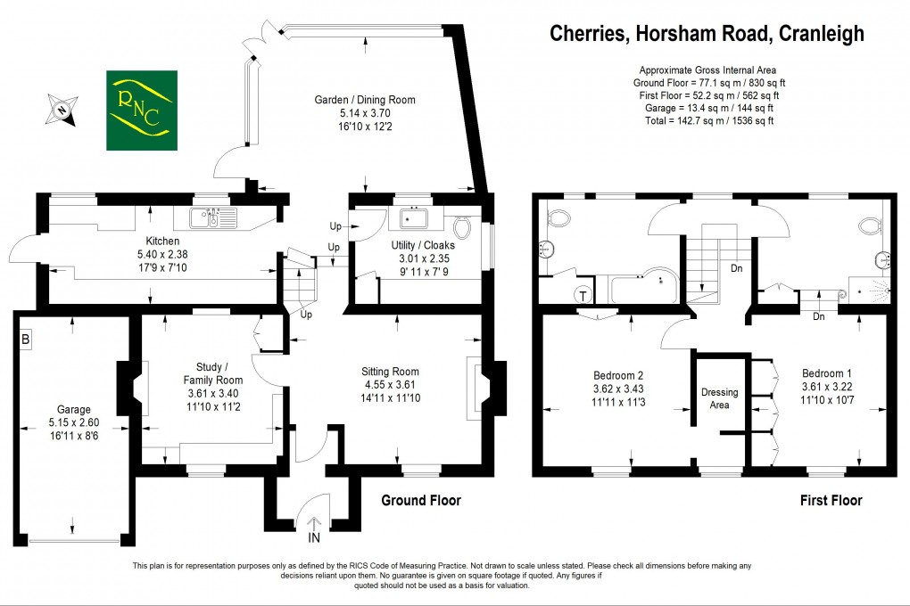 Floorplan for Horsham Road, Cranleigh