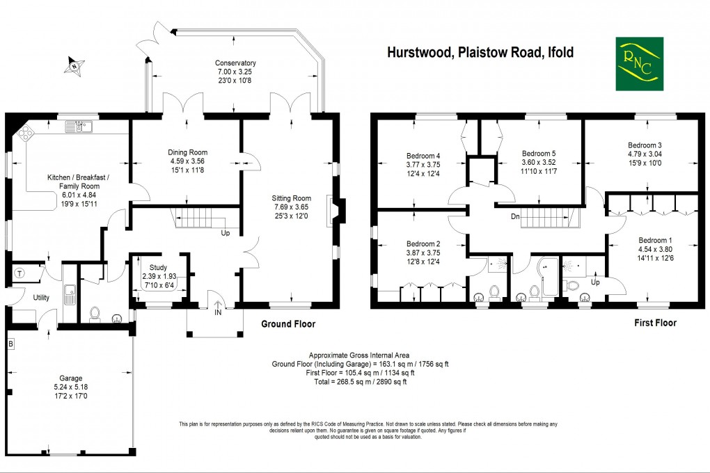 Floorplan for Plaistow Road, Ifold