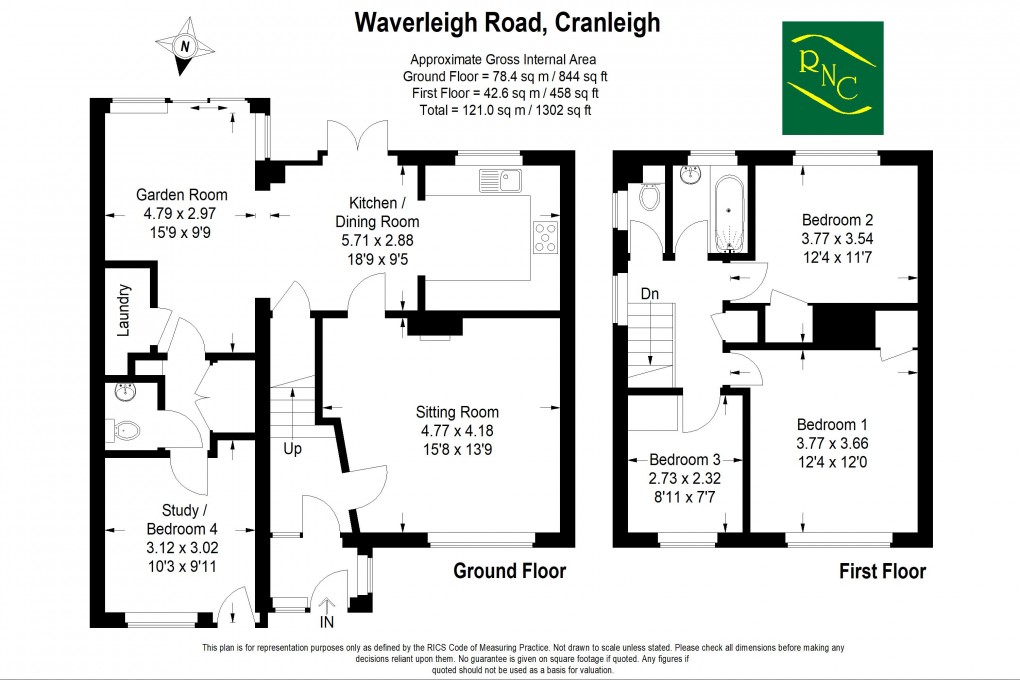 Floorplan for Waverleigh Road, Cranleigh